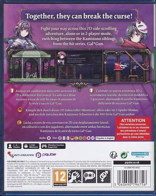 Gal Guardians Demon Purge - PS5 (A Grade) (Genbrug)